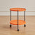 Modern Minimalist Removable Round Plastic Metal End Table 2-Tier For Living Room