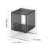 Contemporary Creative Rectangular Acrylic End Table 2-Tier For Living Room