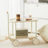 Contemporary Scandinavian Oval Plastic Coffee Table 2-Tier for Living Room