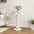 Contemporary Creative Round Iron End Table 1-Tier For Living Room