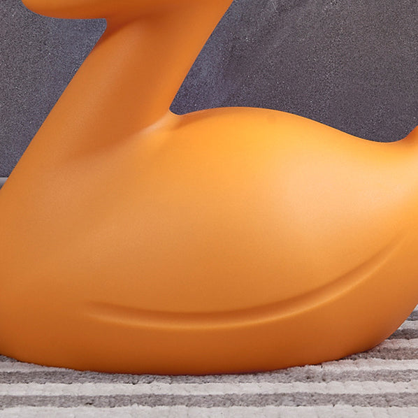 Contemporary Creative Duck Plastic End Table 1-Tier For Living Room