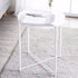 Contemporary Simplicity Round Steel End Table 1-Tier For Living Room