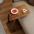 Traditional Japanese Rectangular Wood Coffee Table 1-Tier For Living Room