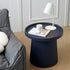 Contemporary Creative Round Cylinder Plastic Acrylic Coffee Table 1-Tier For Living Room