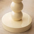 Traditional Vintage Round Wood End Table 1-Tier For Living Room