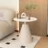 Modern Minimalist Round Cone Rock Slab End Table 1-Tier For Living Room