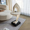 Contemporary Creative Dolphin Shape Fiberglass End Table 1-Tier For Living Room