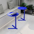 Modern Minimalist V-Shaped Top Round Iron End Table For Living Room