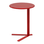 Modern Minimalist V-Shaped Top Round Iron End Table For Living Room