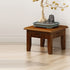 Traditional Chinese Rectangular Carved Solid Wood Side Table 1/2 Tier For Living Room