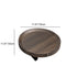 Contemporary Creative Round Solid Wood Metal Side Table 1-Tier For Living Room