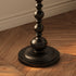 Traditional Vintage Round Orb Cylinder Density Board Iron Side Table 1-Tier For Living Room