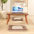 Modern Minimalist Rectangular Wood Grain Top Tatami Coffee Table For Living Room