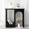 Traditional French MDF Double Arch Entrance Cabinet For Entryway