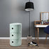 Contemporary Scandinavian Round Cylinder Plastic Nightstand 2/3 Tier For Bedroom