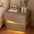 Modern Minimalist Ambiance Light Square Rectangle Wood Nightstand 2/3 Drawer For Bedroom