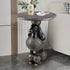 Contemporary Creative Bulldog Puppy Resin Hyper Crystalline Rock End Table For Living Room