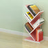 Contemporary Creative Tree Rectangle Wood Bookshelves 5/9 Tier For Home Office