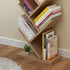 Contemporary Creative Tree Rectangle Wood Bookshelves 5/9 Tier For Home Office