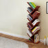 Contemporary Creative Tree Rectangle Wood Bookshelves 5/9 Tier For Home Office