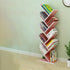 Contemporary Creative Tree Rectangle Wood Bookshelves 5/9 Tier For Home Office