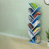 Contemporary Creative Tree Rectangle Wood Bookshelves 5/9 Tier For Home Office