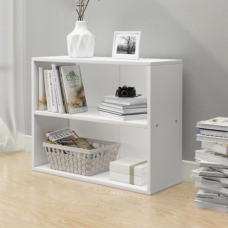 Modern Minimalist Rectangular Wood Bookshelves 2/3/4/5 Tier For Home Office