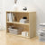 Modern Minimalist Rectangular Wood Bookshelves 2/3/4/5 Tier For Home Office