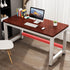 Modern Minimalist Rectangular Grain Plate Steel Desk For Home Office