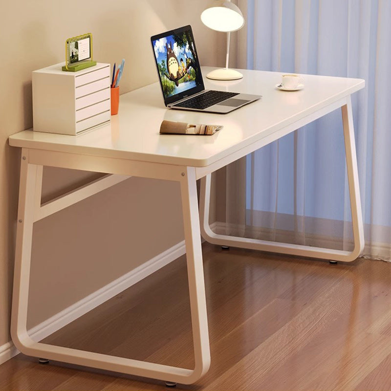 Modern Minimalist Rectangular Iron Density Plate Desk For Home Office