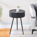 Contemporary Scandinavian Round Cylinder Triangle Plastic Iron Coffee Table 1-Storage For Living Room