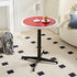 Modern Minimalist Round Table Top Lacquered Metal Coffee Table 4-Leg For Living Room