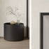 Modern Minimalist Cylinder Solid Wood High Density Panel Nightstand 1-Drawer For Bedroom