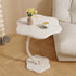 Modern Minimalist Hexagonal Plate Carbon Steel Side Table 1-Leg For Living Room