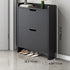 Modern Minimalist Rectangular MDF Metal Shoe Storage 2/3 Drawer Tipping Bucket For Entryways