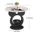 Contemporary Creative Round Mouse Bowl Slab Metal End Table 1-Storage For Living Room