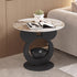 Contemporary Creative Round Mouse Bowl Slab Metal End Table 1-Storage For Living Room