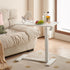 Modern Minimalist Rectangular MDF Steel Metal End Table Liftable Movable For Living Room