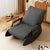 Modern Simplicity Corduroy Cotton Sponge Leather Wood Carbon Steel Square Recliner Foldable Backrest Footrest For Bedroom