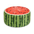 Contemporary Creative Fruit Pattern Round Fabric Pouf Footstool For Living Room