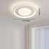 Modern Minimalist Round Acrylic Iron Aluminum Silicone LED Flush Mount Ceiling Light For Bedroom