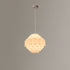 Contemporary Nordic Iron Acrylic Round Multilayered 1-Light Pendant Light For Dining Room