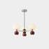 Contemporary Creative Pumpkin Orb Iron Aluminum Acrylic 6/12/16 Light Chandelier For Living Room