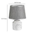 Contemporary Vintage Cylinder Vase Base Ceramic Fabric 1-Light Table Lamp For Bedroom