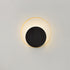 Modern Minimalist Iron Circle Ring 1-Light Wall Sconce Lamp For Bedroom