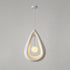 Contemporary Creative Teardrop Orb Iron Resin 1-Light Pendant Light For Dining Room