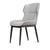 Modern Simplicity Square Cushion Artificial PU Leather Carbon Steel Dining Chair Backrest For Dining Room