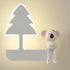 Contemporary Creative Cartoon Little Elephant Tree Acrylic Hardware LED Kids Wall Sconce Lamp For Bedroom