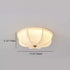 Traditional French Iron Fabric Round 3/4/5 Light Flush Mount Ceiling Light For Bedroom