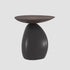 Contemporary Simplicity Geometric Round Resin Coffee Table For Living Room